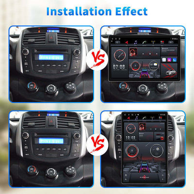2k Resolução Touch Screen Radio para Car Universal Fitment Android12 8 128GB Player