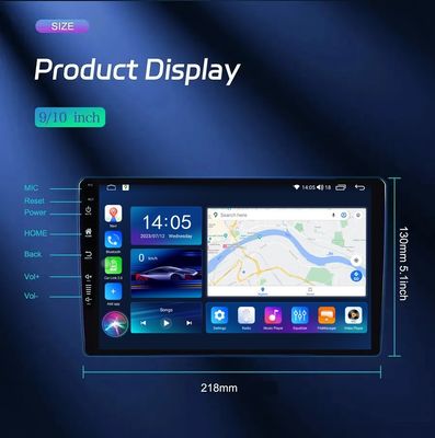 1280*800 Resolução do ecrã Universal Year Car Stereo com Bluetooth e GPS 1G 32G