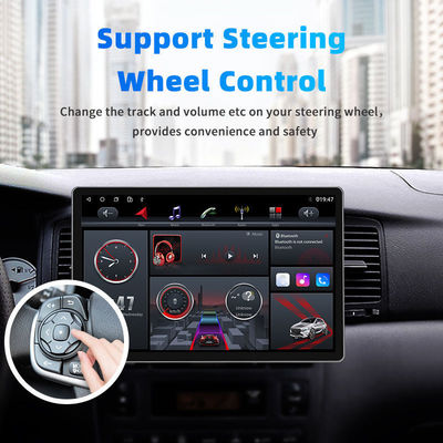 Ecrã táctil Rádio de carro Android 2.5D GPS Navegação Multimédia Player 1Din 13 "Universal