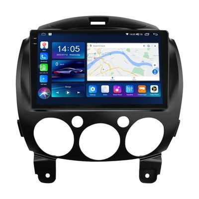 2DIN CarPlay 4G Wifi BT Autoradio Audio DVD GPS Multimédia Player para Mazda 6 2002-2008