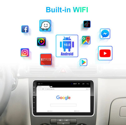Compatível com vários idiomas 10,1 polegadas Universal Android Multimedia Player Car DVD Player