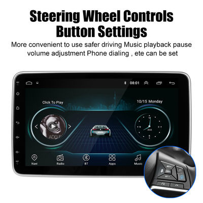 Universal 10,1 polegadas giratório Android Auto Radio Car Audio Bluetooth 1Din Multimédia DVD Player MP5 estéreo