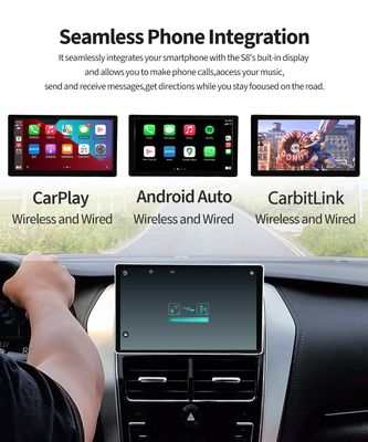 Rádio de carro universal Android13 Car Player com tela QELD de 11,5 polegadas e rádio TS10 de 8 núcleos