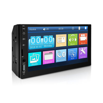 178*102mm Tamanho HD Touch Screen Car MP5 Player com Carplay Bluetooth e câmera traseira