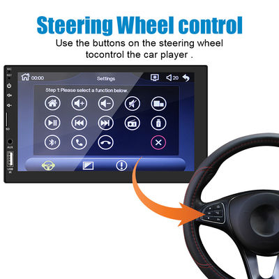 178*102mm Tamanho HD Touch Screen Car MP5 Player com Carplay Bluetooth e câmera traseira