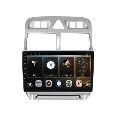 Car Radio Multimedia Video Player Navegação GPS para Peugeot 206 2001 2016 Android 10 Sem DVD