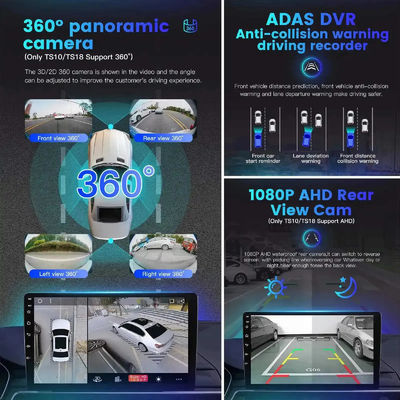 TV Combinação 9 polegadas Android Car Radio com Carplay e Android Auto built-in WiFi DVD Player