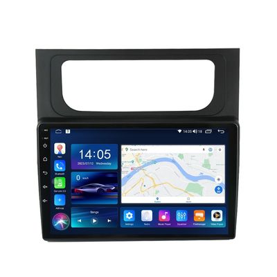 360 Camera Android Double Din Car Stereo para VW Multi Language Direção de trabalho de controle do volante