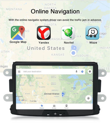 8&quot; tela 2din Android Car Multimedia Player para Dacia Logan Dokker Duster Sandero Lodgy Renault Dacia/Lada Xray2 Carplay