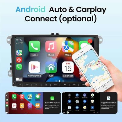 Câmera de backup VW Android Car Radio para VW Golf 6 Touran 8 polegadas touch screen car stereo