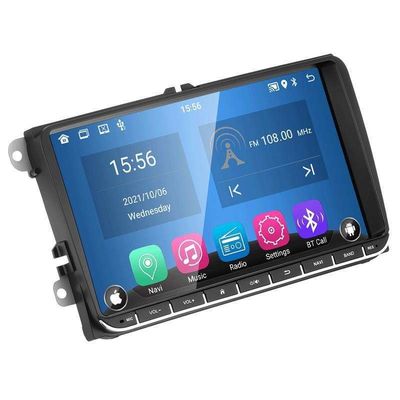 Android 12 Carplay para VW Golf 5 Transporter Passat B6 Polo Jetta Skoda Seat 2Din Car Multimedia Player